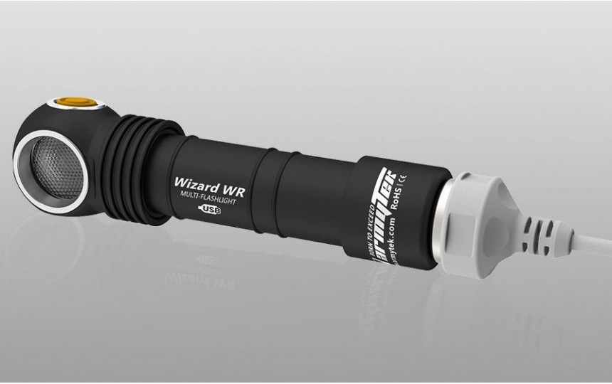 Налобный фонарь Armytek Wizard C2 WR Magnet USB (красный и теплый белый свет, 18650 в компл.)